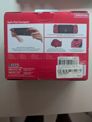 Hori Split Pad Compact Rosso Nintendo Switch