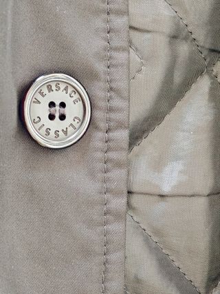 Chaquetón Versace Negra Hombre Diseño