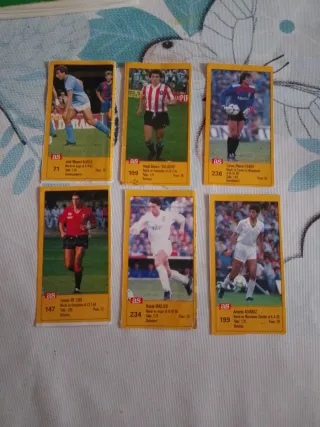 6 Cromos AS Fútbol