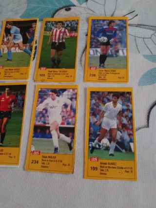 6 Cromos AS Fútbol