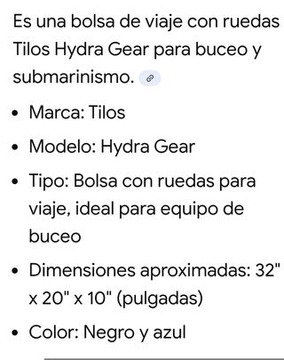 Maleta de submarinismo Tilos Hydra Gear
