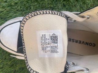 Bambas Converse Negras con plataforma Talla 36.5