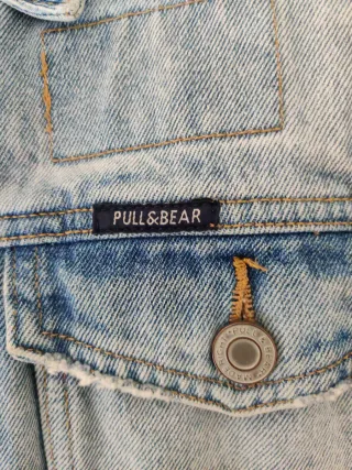 Chaleco tejano Pull&Bear azul