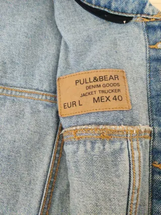 Chaleco tejano Pull&Bear azul