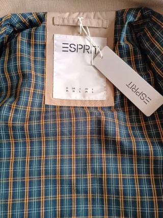 Cazadora Esprit Beige Hombre ajustada Talla L