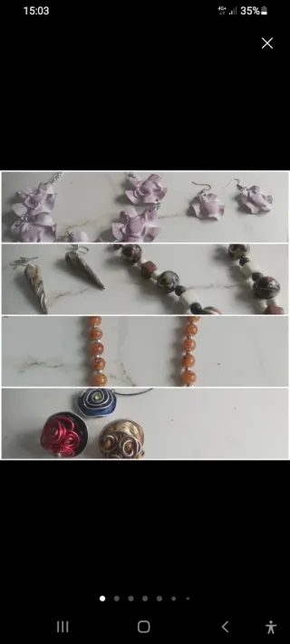 Lote artigianale: spille e collane