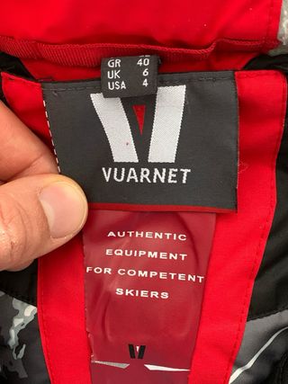 Giacca da sci Vuarnet con cappuccio removibile