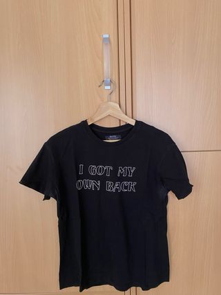 Camiseta Bershka I GOT MY OWN BACK