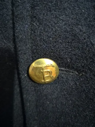 Chaquetón paño azul hombre nuevo