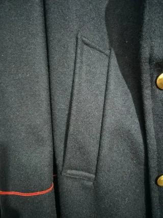 Chaquetón paño azul hombre nuevo