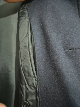 Chaquetón paño azul hombre nuevo