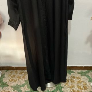 Vestido árabe negro con pedrería XXL
