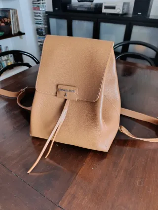Zainetto Patrizia Pepe pelle color sabbia