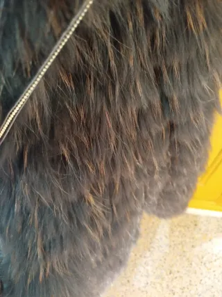 Chaqueta Piel Negra y Marrón