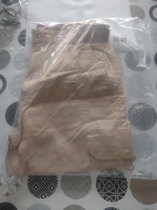 Pantalón de trabajo beige Talla M