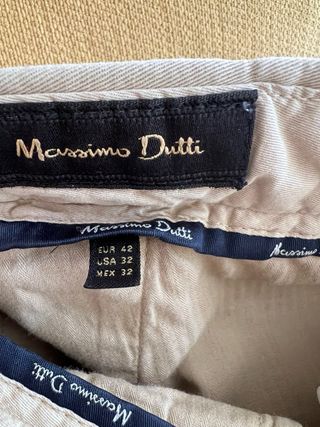 Pantalón Chino Massimo Dutti Beige