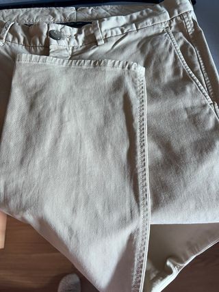 Pantalón Chino Massimo Dutti Beige