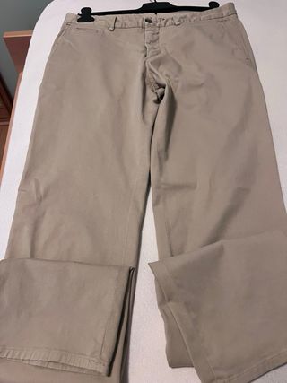 Pantalón Chino Massimo Dutti Beige
