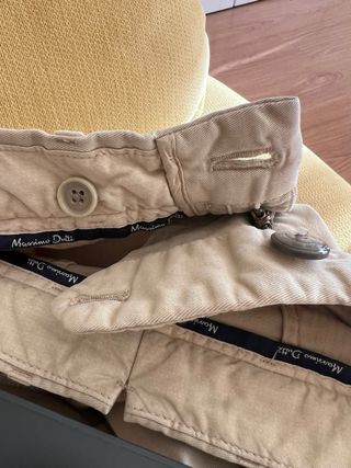 Pantalón Chino Massimo Dutti Beige