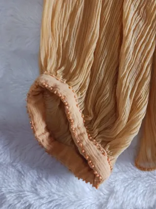 Camisa Zara naranja talla M