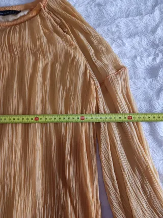 Camisa Zara naranja talla M