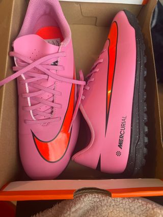 Zapatillas Nike Mercurial Fútbol Rosa Naranja