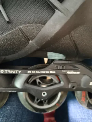 Patines en línea negros