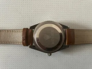 Reloj Hombre Correa Marrón y Plata