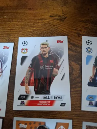Cartas Topps Match Attax Fútbol
