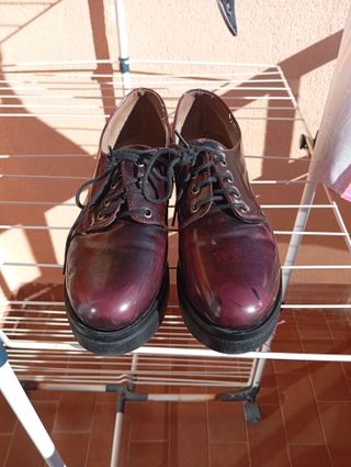 Zapatos Oxford Morados y Negros