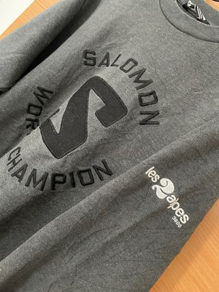 Sudadera Salomon Talla S Hombre Gris