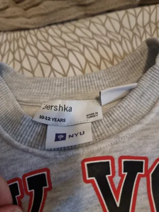 Sudadera New York University Gris