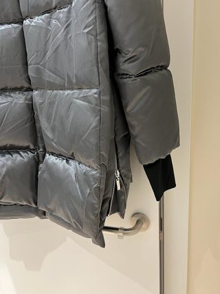 Plumífero Orolay plateado talla M