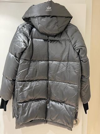 Plumífero Orolay plateado talla M