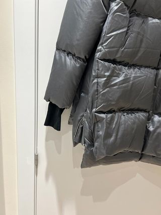 Plumífero Orolay plateado talla M