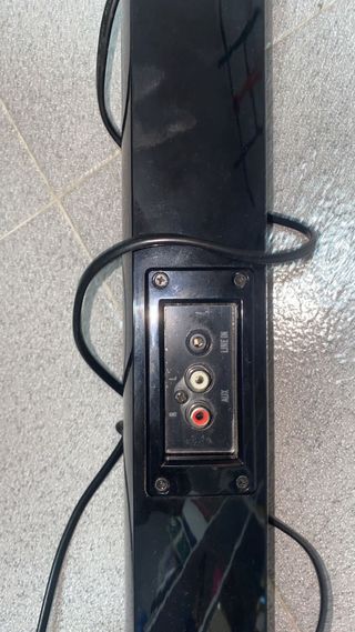 Barra de sonido y subwoofer