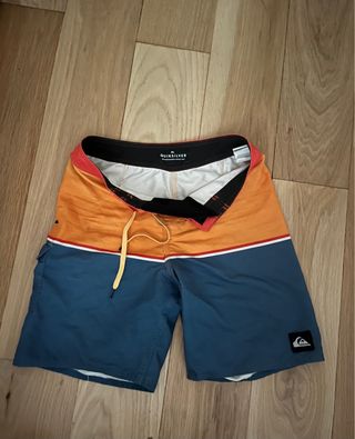 Bañador Quiksilver Naranja y Azul