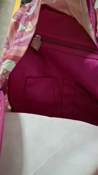 Mochila Tous rosa y gris