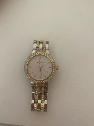 Reloj Tous Oro y Plata con Circonitas