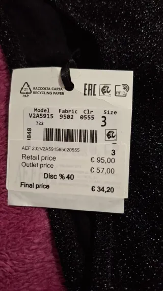 Completo Slip e reggiseno bikini Moschino nuovo