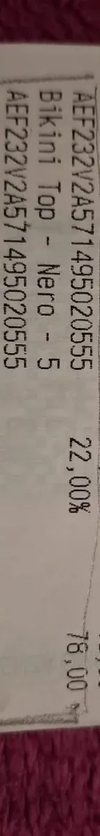 Completo Slip e reggiseno bikini Moschino nuovo