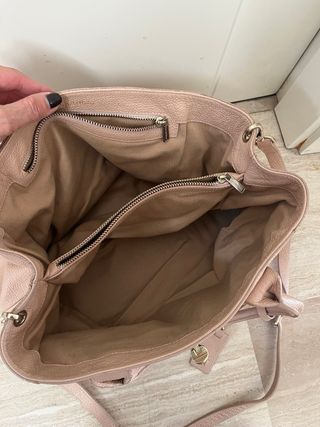 Bolso Pedro del Hierro rosa maquillaje