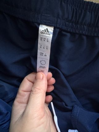 Pantalón Adidas Azul Hombre