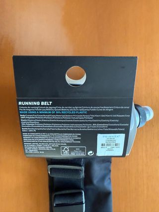 Cintura Running Workout Primark con borraccia