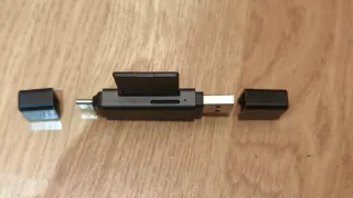 Lettore di schede Sabrent + Scheda Kingston 128G