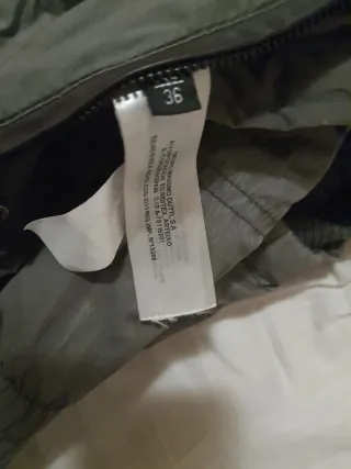 Chaleco Massimo Dutti Verde Oliva