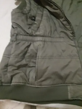 Chaleco Massimo Dutti Verde Oliva