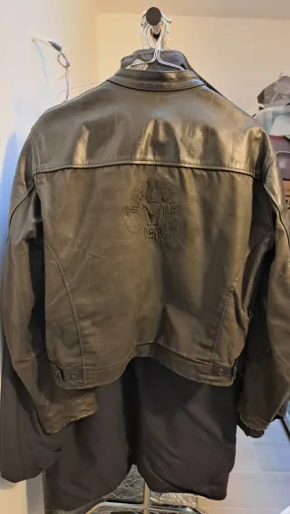 Giacca Vanson Leathers Nera