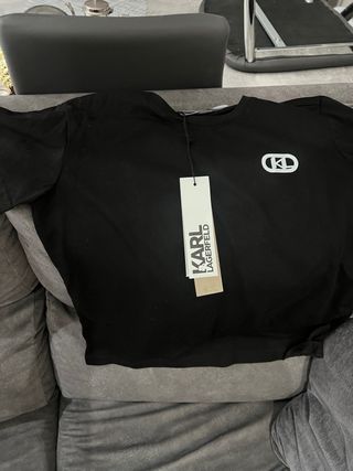 Camiseta Karl Lagerfeld Negra Talla M