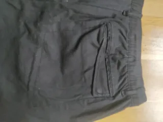 Pantalón ancho Pull&Bear negro Talla XL